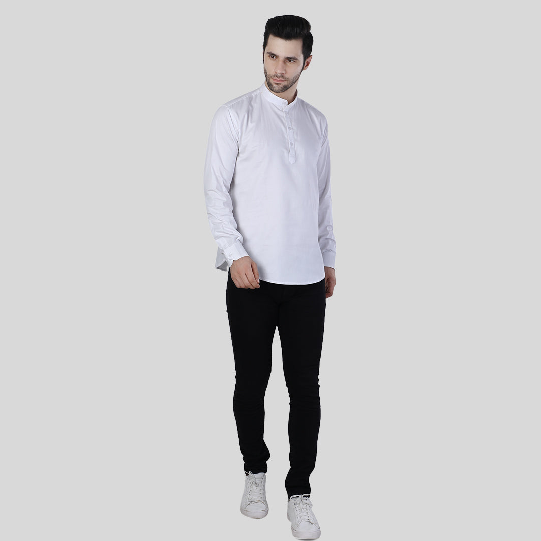 Comfy White Shirt cum Kurta