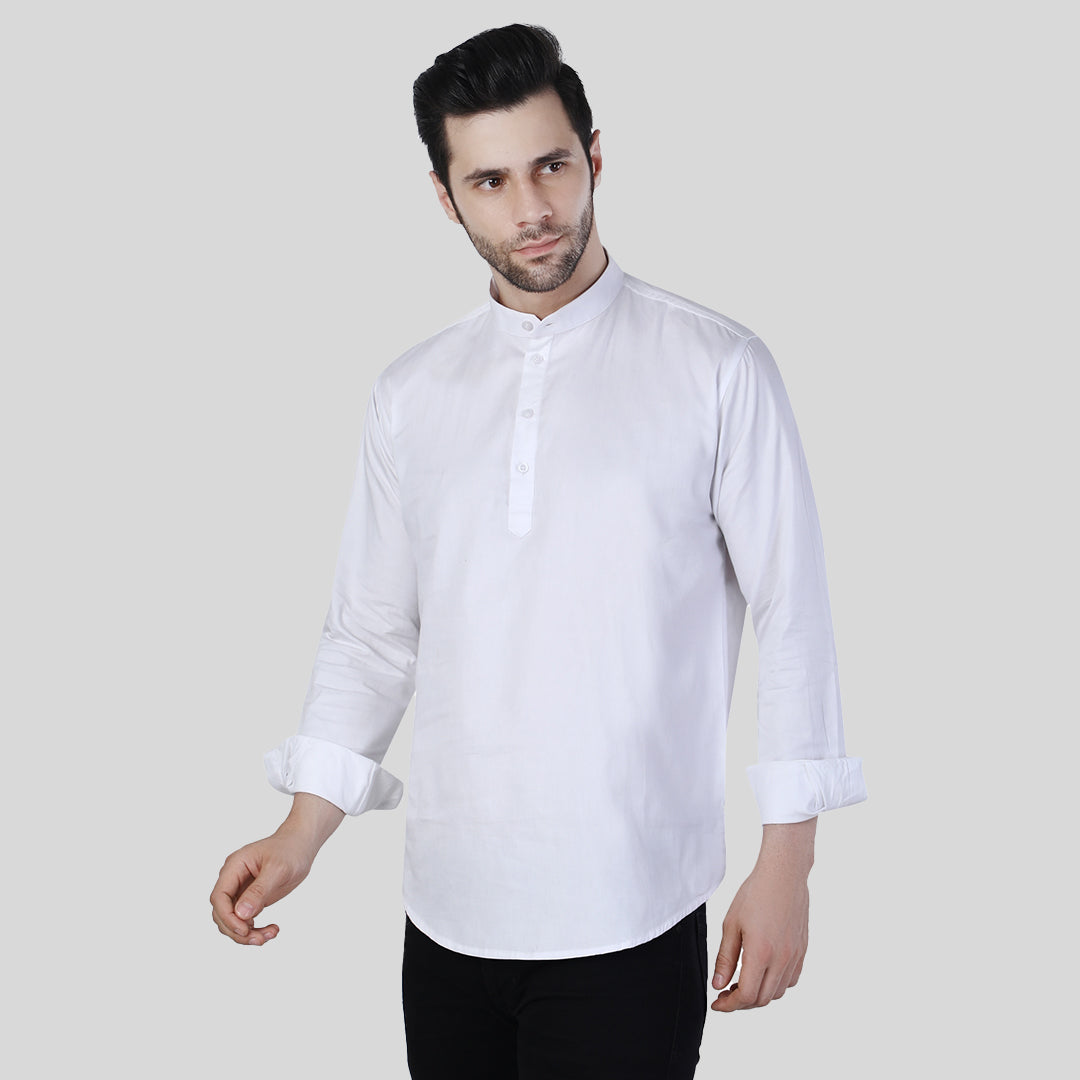 Comfy White Shirt cum Kurta