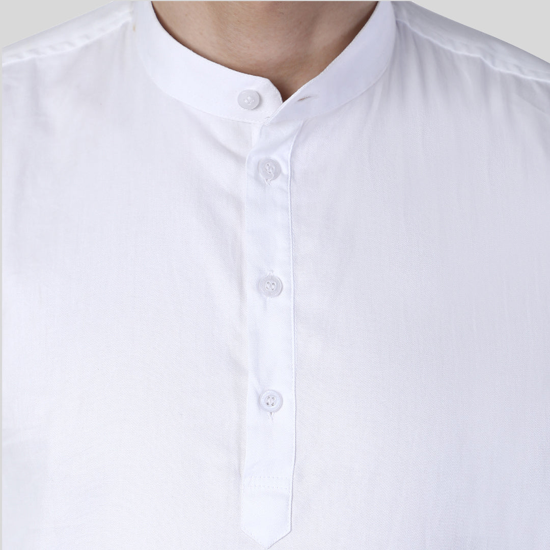 Comfy White Shirt cum Kurta