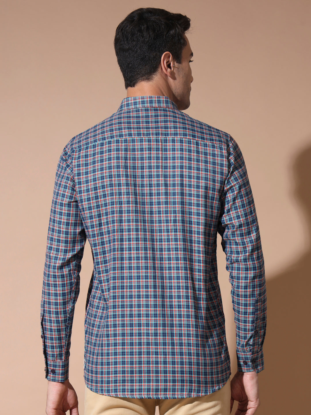 Effortless Blue Check Shirt