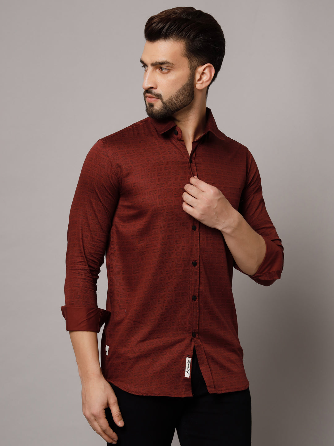 Buy Maroon Burgundy Coat Pant Black Shirt for Men Stylish Tuxedo Suit in  Premium Fabric Online in India - Etsy